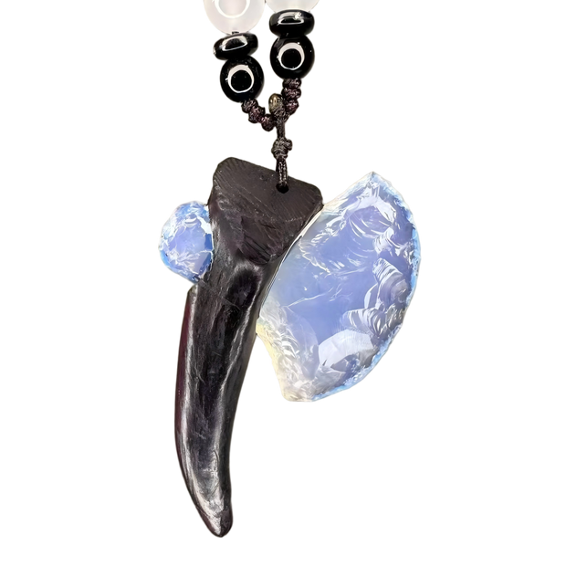 Blessing Crystal Axe Charm
